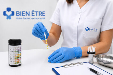 Analyse d’urine (bandelette urinaire)